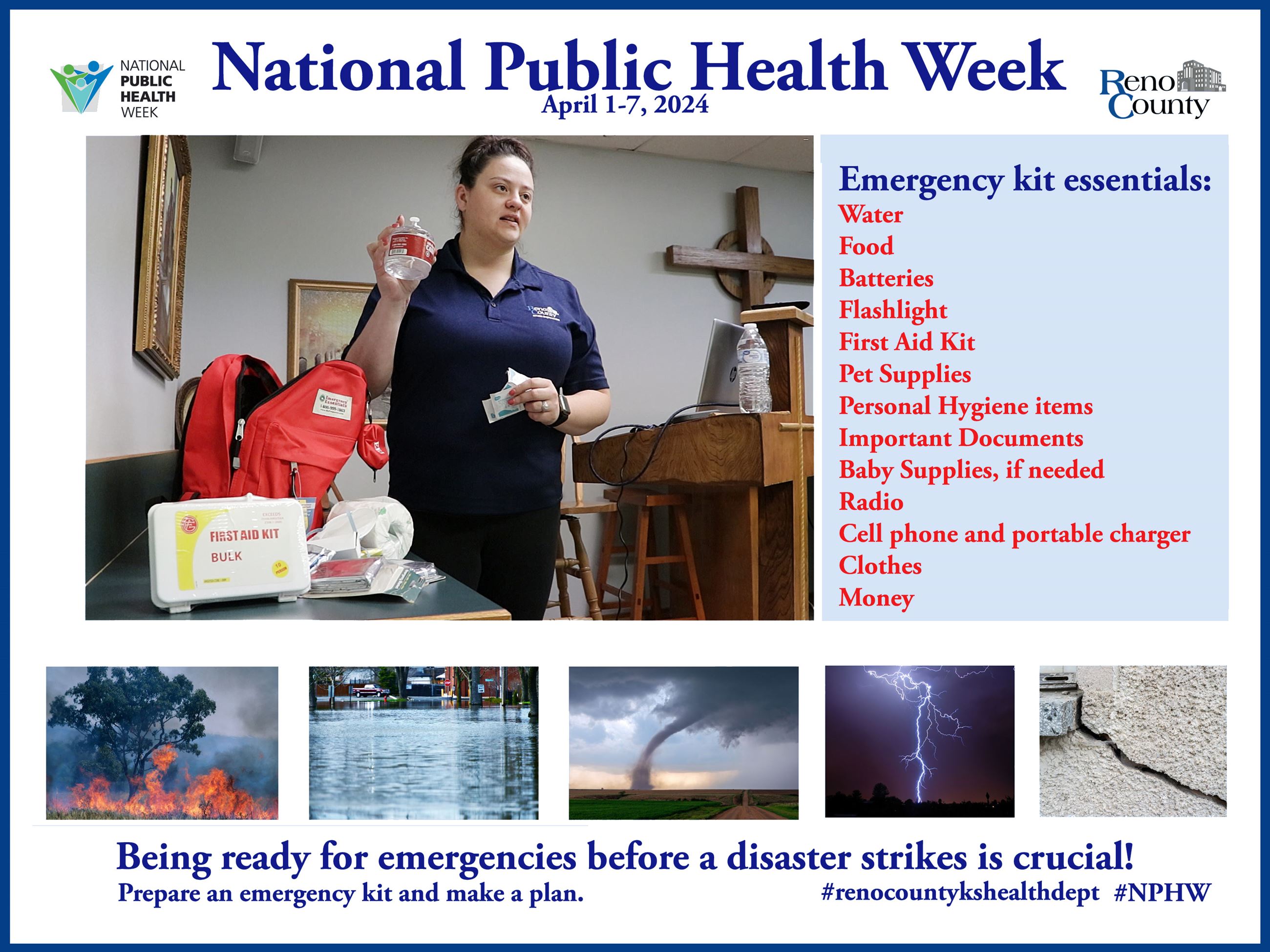 National Public Health Week - Emergency Preparedness - News Image